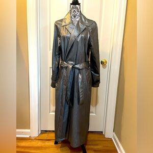 Jones New York Pewter Trench Coat XL